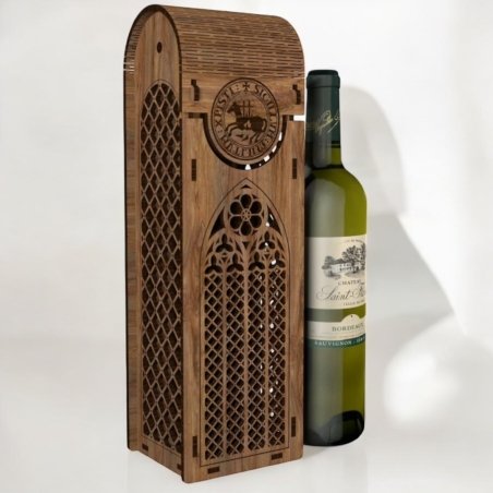 Луксозна персонализирана дървена кутия за вино