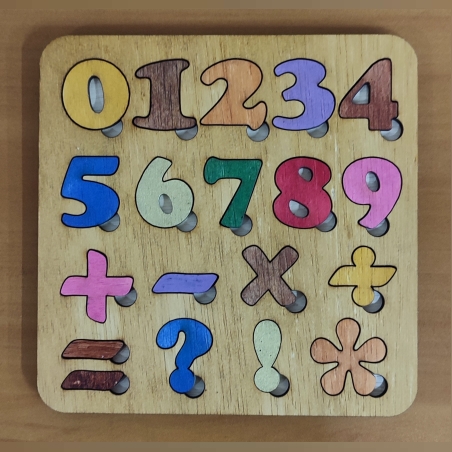 ДЕЪРВЕН ДЕТСКИ ПЪЗЕЛ -ЦИФРИ