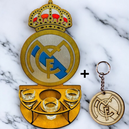 Тематичен дървен мини бар - Реал Мадрид