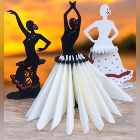 ТЕМАТИЧНИ ДЪРВЕНИ САЛФЕТНИЦИ - БАЛЕРИНА