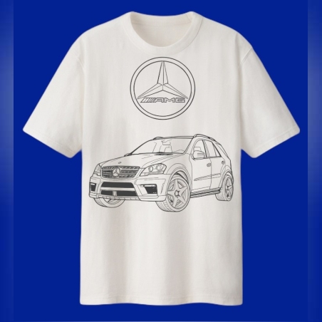 Мъжка тениска – Mercedes ML 2011 AMG