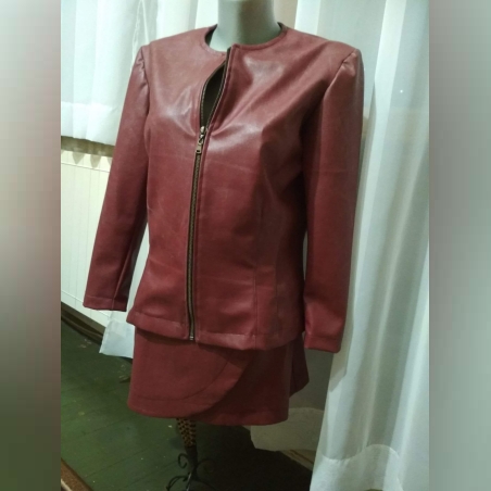 Дамско яке от еко кожа