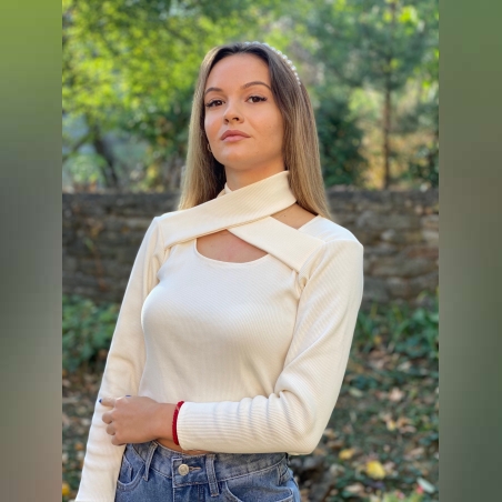 ЩРИК БЛУЗА ЦВЯТ ШАМПАНСКО