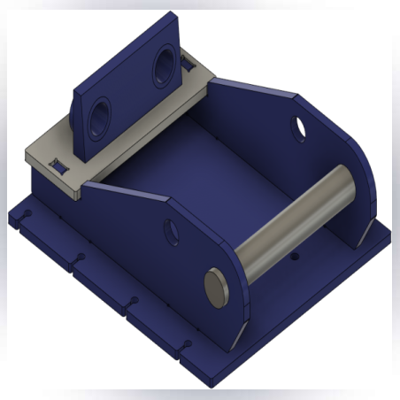 Dipperfox 850 Pro присъединителна плоча за бързосменник Lehnhoff MS10