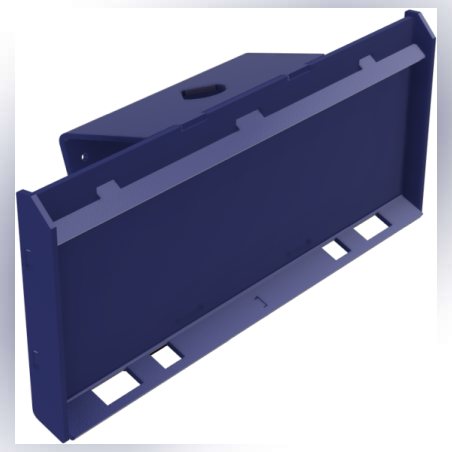 Dipperfox 600 присъединителна плоча за бързосменник за мини челен товарач