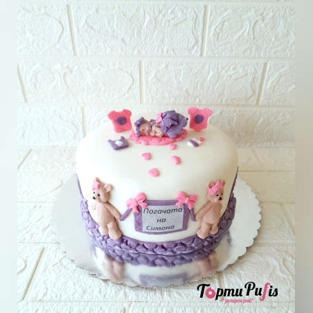 Торта за погача на бебе