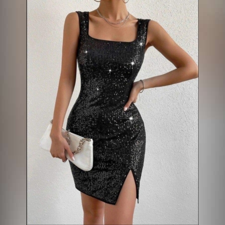 Дамска рокля от пайети