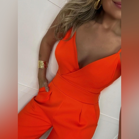 Дамски гащеризон в червено