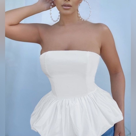 Дамско бюстие бяло