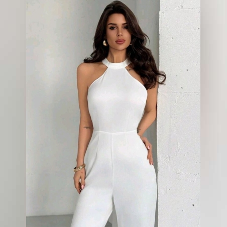 Дамски гащеризон в бяло