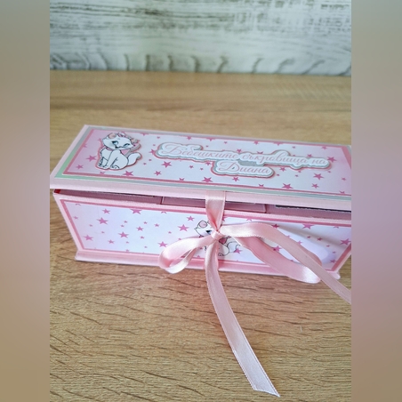 Кутия за бебешки съкровища с тема „Котето Мари“