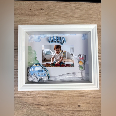 Персонализирана рамка за снимка с 3D декорация