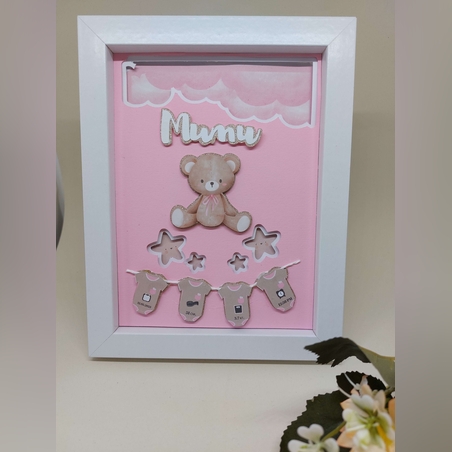 Рамка визитка за бебе