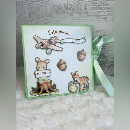 CRAFTONA Албум дневник с ринг механизъм - Зелени зайчета