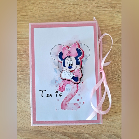 HM Ivona мини албум-картичка за детски спомени и снимки с Мини Маус