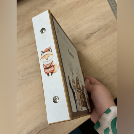 CRAFTONA Албум дневник с ринг механизъм – коледен горски свят