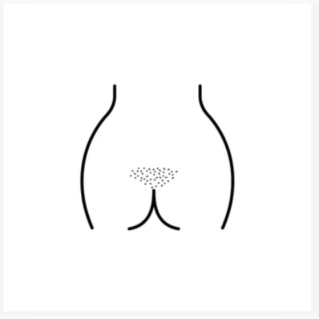 Лазерна епилация зона Перианална област /Жени/