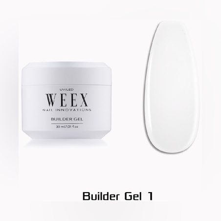 WEEX БИЛДЕР ГЕЛ 1,30 ml/15 ml безцветен