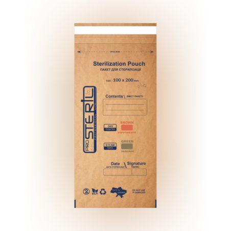 Крафт пакети Premium,Brown,100 бр