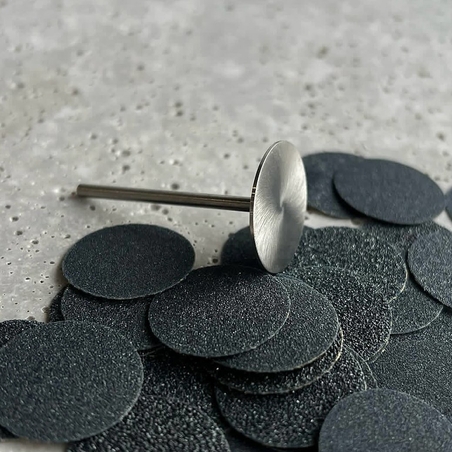 Абразиви диск L,мека основа 5 мм,100 грит,100 бр опаковка