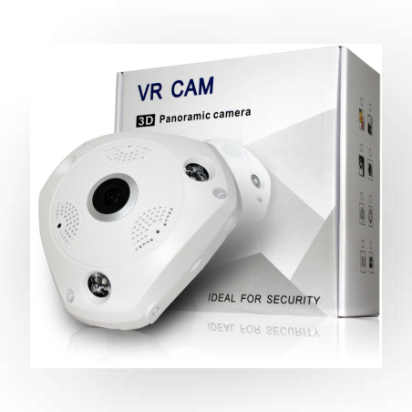 Панорамна Wi-FI Камера за видеонаблюдение Вътрешна 360°+64GB карта памет в комплект