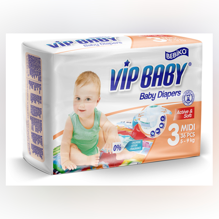 ViP Baby Active&Soft  Mini пелени