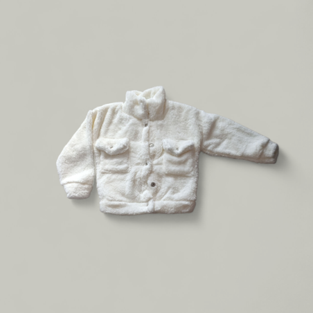 Бяло палтенце Ballerina Capuchina