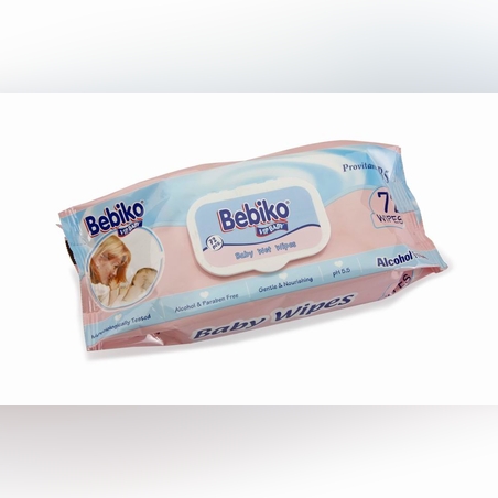 Мокри кърпички Bebiko Wet Wipes  PINK 72бр.