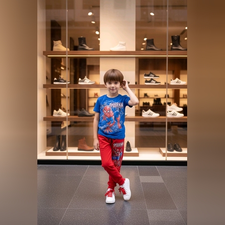 Комплект за момче със Спайдърмен