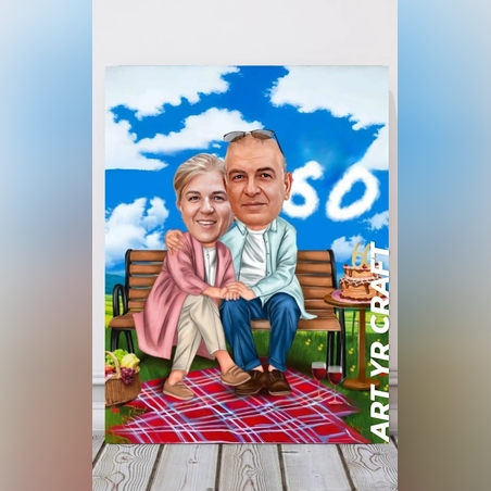 🎂 Карикатура за 60-ти рожден ден – 