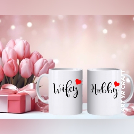 Комплект чаши „Wifey & Hubby“ – за Нея и Него