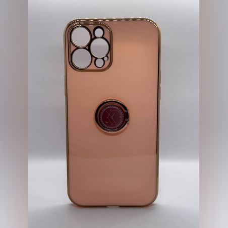 Лъскав силиконов гръб с ринг RT-1 за iPhone 11 Pro Max