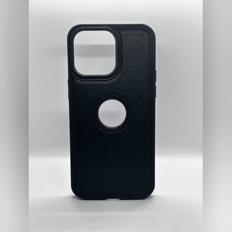 Луксозен,,черен,кожен,калъф,RT-17,за,iPhone,15,plus