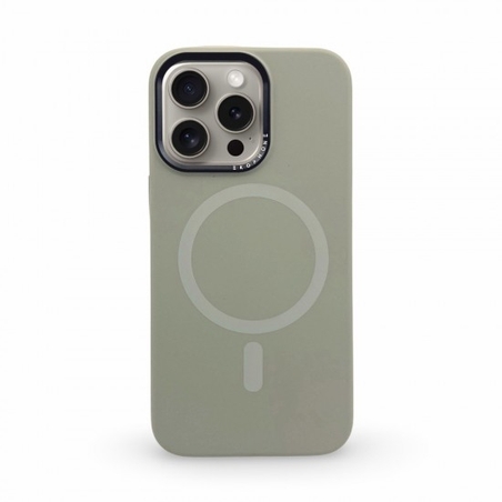 Луксозен Premium кейс+Magsafe TP-102 iPhone 17 Pro Max - Сив