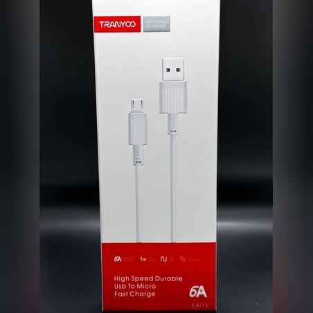 Кабел с бързо зареждане 6А и защита против прегъване Micro USB към USB A T-S13V