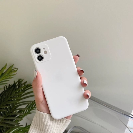 Мек силиконов гръб с матиращ ефект RT-2 - бял за Nova 11 Pro