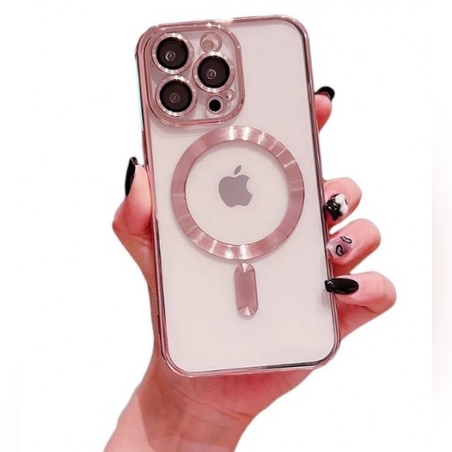 Кейс MG38 Luxury Case with Magsafe iPhone 17 Pro Max - Розов