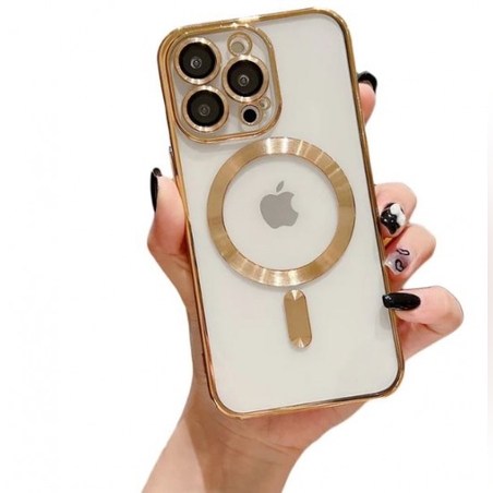 Кейс MG38 Luxury Case with Magsafe iPhone 17 Pro Max - Златен