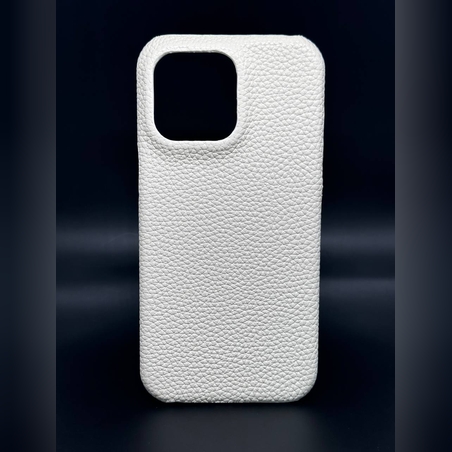 Луксозен, бял кожен калъф RT-16 за iPhone 15 plus