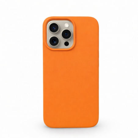 Силиконов гръб TP18 +камера за iPhone 17 Pro MAx - Оранжев