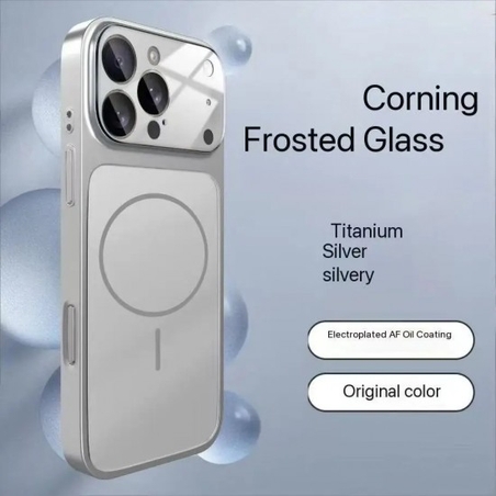 Anti-Slip TPU MagSafe Кейс TP-69 за iPhone 17 Pro Max- Сив