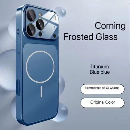 Anti-Slip TPU MagSafe Кейс TP-69 за iPhone 17 Pro Max- Син
