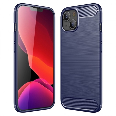 Карбонов гръб за iPhone 17 Pro Max - Син