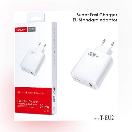 22w Адаптер USB A с Fast Charging функция