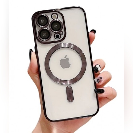 Кейс MG38 Luxury Case with Magsafe iPhone 17 Pro Max - Черен