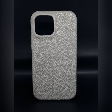 Луксозен, сив кожен калъф RT-16 за iPhone 13