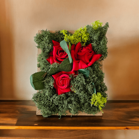 Картина със скандинавски мъх  