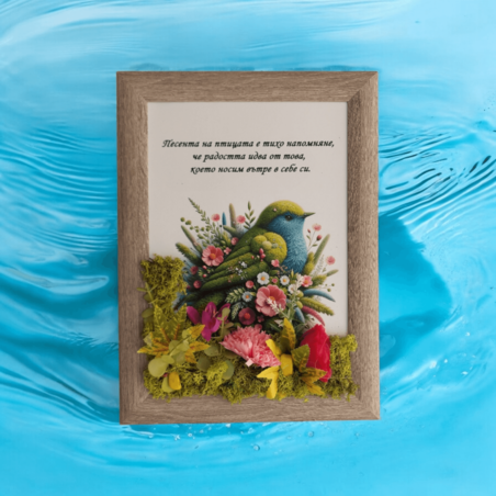 Картина със скандинавски мъх