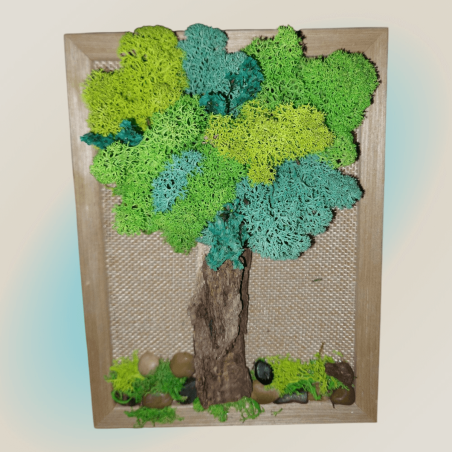 Дърво със скандинавски мъх