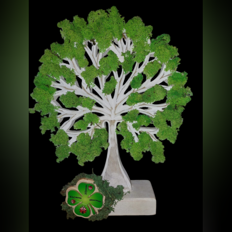 Гипсово дърво със скандинавски мъх